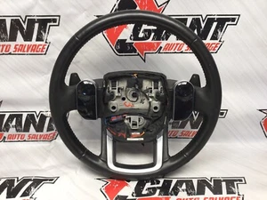 18 LAND ROVER VELAR BLACK STEERING WHEEL W/ CONTROLS JK62-3F563-DB8PVJ - Bild 1 von 10
