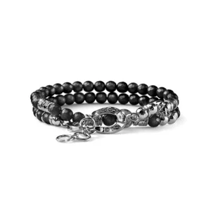 Bracciale Uomo Maria Cristina Sterling Argento 925 Due Giri Ancora G2381 - Foto 1 di 2