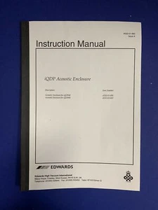 Edwards iQ Acoustic Enclosure Manual - Picture 1 of 3