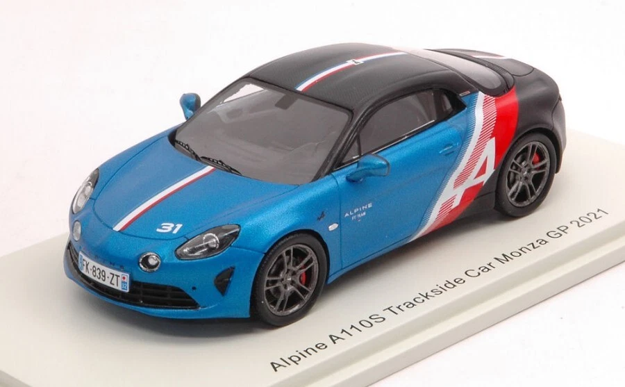 Alpine A110 Trackside #31 Monza Gp 2021 Esteban Ocon 1:43 Model S6592 - Immagine 1 di 1