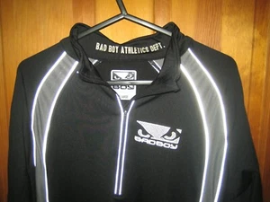 BADBOY Men's Training Jacket Half Zip Training Fitness Reflective Top Size XL - Picture 1 of 8