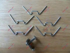Lucas Headlamp Rim Fixing Clips Screw & Clamp 99-0683A Fits BSA Triumph Norton - Picture 1 of 3