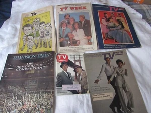6 VTG TV Guide TV Week TV Dial channel programming listings 1958 + guide books - Picture 1 of 6