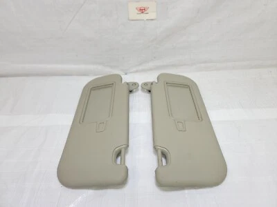 2014-2017 Kia Rondo Sun Visor Set Sunvisor Left Right with Mirror Gray OEM - Image 1 of 4