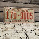 1972 Florida License Plate #17d-9005