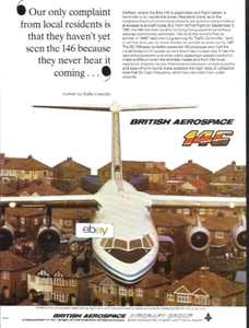 BAE BRITISH AEROSPACE 146 NUR JET BESCHWERDE HATFIELD NIE GESEHEN ODER GEHÖRT ANZEIGE - Bild 1 von 1