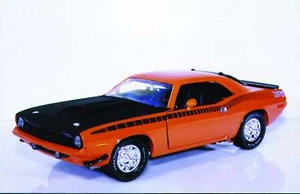 1:18 Ertl Plymouth 'Cuda '70 AAR 340-CID lime green, vitamin c orange, silv MIB - Picture 1 of 7