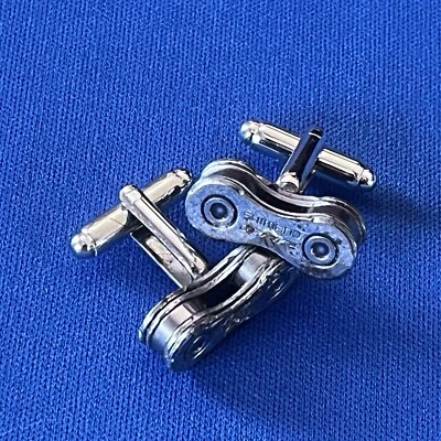 Geniales gemelos de cadena para bicicleta Shimano - Joyería Interbike regalo ventas representante botín Foto 1 de 4