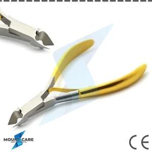Toe Finger Cuticle Nipper Nail Dead Skin Scissors Clipper Cutter Pedicure Tool - Picture 1 of 3