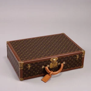 Vintage 1990s Suitcase Louis Vuitton Bisten 60 Monogram Canvas - Picture 1 of 7