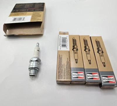 (CANTIDAD 4) Bujía Champion Copper Plus 844 H10C para 1968 Simca 5 Base Foto 1 de 4