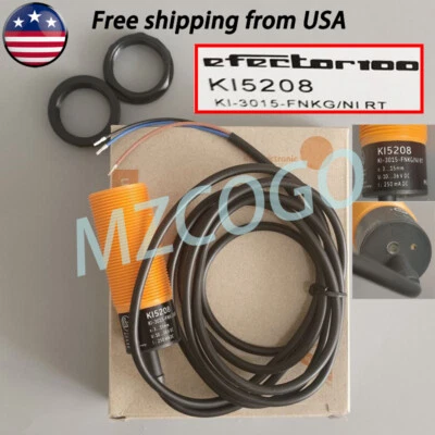 For Ifm Ki5208 15mm Npn Proximity Sensor Capacitive Sensor Shipped from USA - Image 1 of 4
