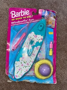 Mattel 1995 Barbie So Much To Do Windsurfin’ Fun Barbie beach accessories - Picture 1 of 10