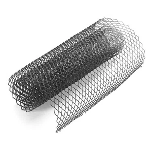 Aluminium Grill Mesh Car Fender Bumper Vent Rhombic Grille Net 12 x 6mm Black - Picture 1 of 8