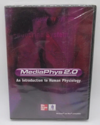 MEDIAPHYS 2.0 - INTRODUCTION TO HUMAN PHYSIOLOGY PC CD-ROM, CONCEPTS, VISUALIZE+ - Image 1 of 2