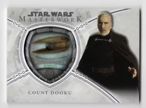 Count Dooku 2018 Topps Star Wars Masterwork Emblem Card /175 - Picture 1 of 2