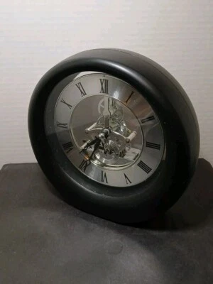 Jewels Black Interactive Gear Desktop Clock 7 inch - Image 1 of 4