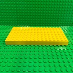 Lego Yellow Brick Thick Plate 8X16 - City Town Castle 4204 (BASEPLATE 8 X 16) - Picture 1 of 2