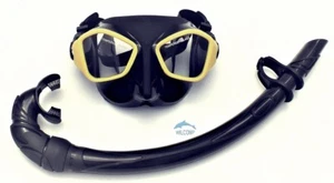 Mask and Snorkel Set for Diving, Freediving and Spearfishing WIL-DS-27Y - Picture 1 of 5