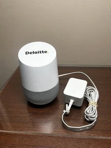Google Home Smart Assistant - White Speaker Fully Tested Bundled with Power Adap - Picture 1 of 8
