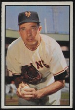 1953 Bowman Color Baseball Jim Hearn #76!  Low Shipping for Multiple Items!