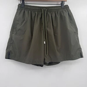 Fedeli Swim Trunks Men XL Green Mesh Lining Pull On Shorts Lightweight Pockets - Picture 1 of 12