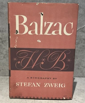Balzac by Stefan Zweig 1946 Hardcover Book w Dust Jacket - Image 1 of 4