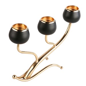 Vintage Black Candle Holder Eisen Home Holders Ornament Tischdekoration