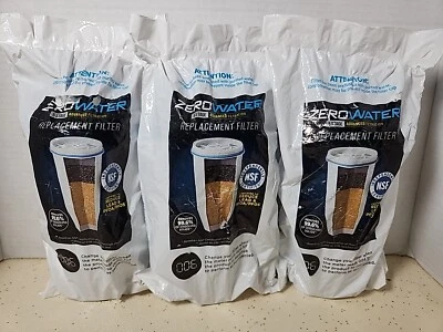 3-Pack ZeroWater 5-Stage Advanced Filtration Replacement Water Filter Cartridges - Image 1 of 4