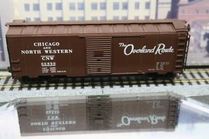 INTERMOUNTAIN HO SCALE 40708-06 CNW 66898 OVERLAND 40' AAR BOX CAR W/KD'S! READ! - Picture 1 of 23