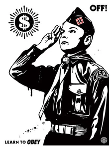 LEARN TO OBEY s/n screen print shepard fairey obey giant *SOLD OUT - Picture 1 of 1