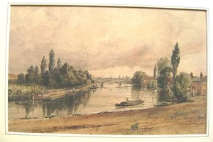 STAINES BRIDGE ENGLISCHE SCHULE MIT COL UM 1850 - Bild 1 von 1