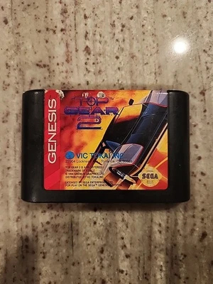 Top Gear 2 (Sega Genesis, 1994) Cartridge Only- TESTED & WORKS - Image 1 of 4