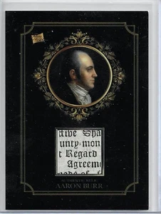 2024 Pieces of the Past Aaron Burr Historical Relic Single-17 - Picture 1 of 2