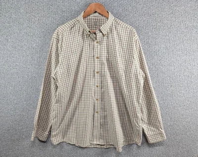 LL BEAN Men's Check Tartan Wrinkle Resistant Country Casual Button Down Shirt XL - Image 1 of 4