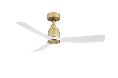 Fanimation Kute 44" Indoor Ceiling Fan in Brushed Satin Brass - Image 1 of 2