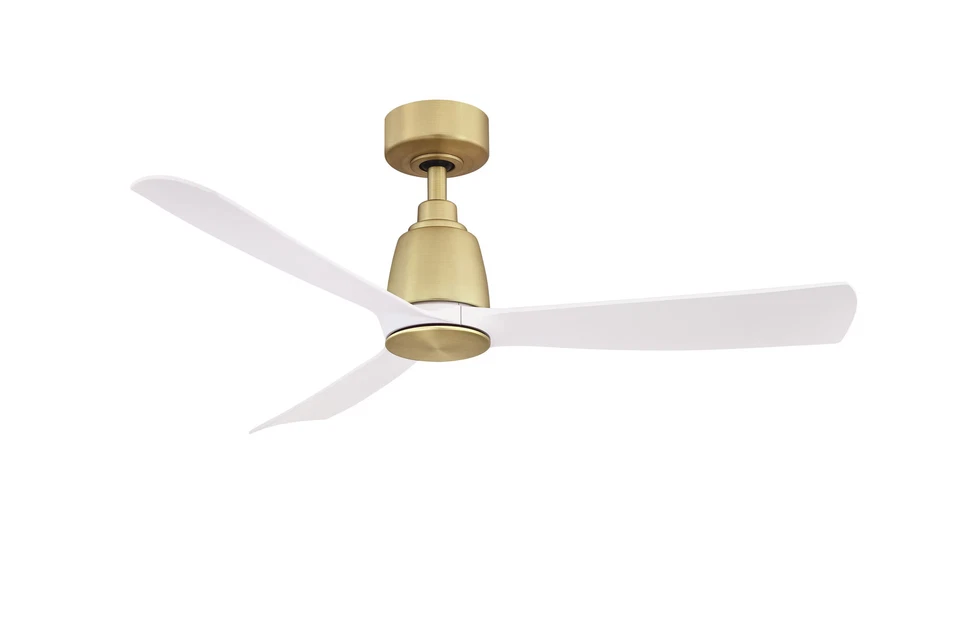 Fanimation Kute 44" Indoor Ceiling Fan in Brushed Satin Brass - Image 1 of 2