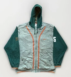 Nike 90’s Vintage Embroidered Detachable Arms Spellout #25 Zip Hoodie Mens XL - Picture 1 of 12