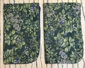 VTG Pair (2) Laura Ashley Bramble Berry King Size 40”x25” Corded Pillow Shams EC - Picture 1 of 5