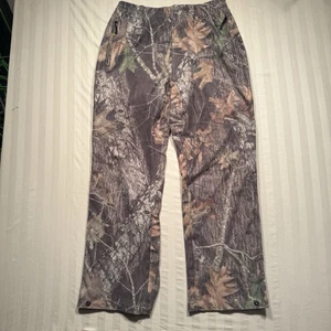 Cabela's Dry Plus Pants Men's Large Mossy Oak  Break Up Camo Hunting Ankle Zip - Picture 1 of 19