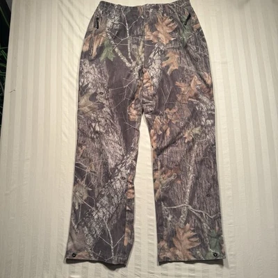 Cabela's Dry Plus Pants Men's Large Mossy Oak  Break Up Camo Hunting Ankle Zip - Image 1 of 4
