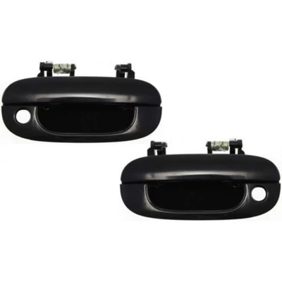 Juego de manijas de puerta para Dodge Ram 1500 1994-2001 delanteras exteriores negras 2 piezas Foto 1 de 4