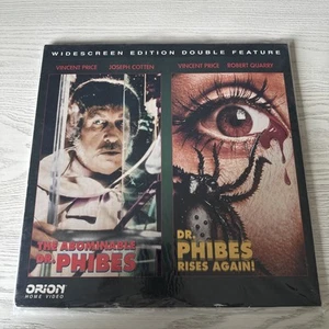 The Abominable Dr. Phibes/Doctor Phibes Rises Again Laserdisc 1989 Cult Horror - Picture 1 of 2