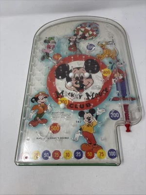 Vintage Disney's  Mickey Mouse Club Pinball Game Nostalgia Game Room Decoration  - Image 1 of 4