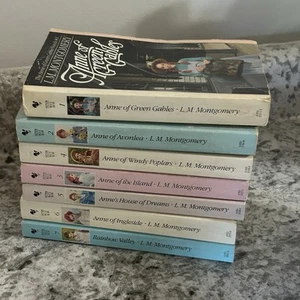 Anne of Green Gables Lot 1-7 L.M. Montgomery Bantam Books 1987 - Picture 1 of 3