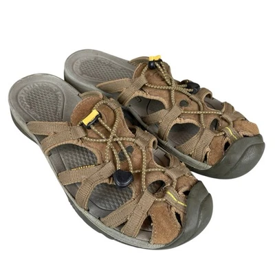 Keen Whisper Toboganes Marrón Mujer 9 Sin Cordones Agua Aire Libre Senderismo Sendero Deporte Foto 1 de 4