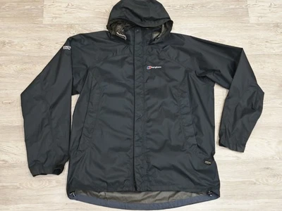 Berghaus Gore-Tex GTX Paclite Shell Black Hooded Rain Coat XXL 2XL Jacket - Image 1 of 4