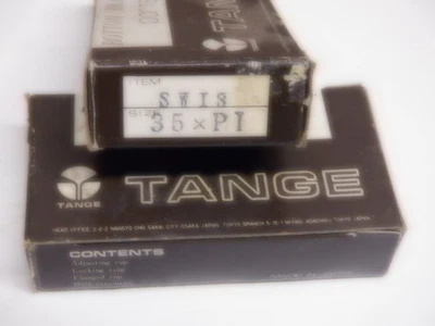 Vintage Tange "Swiss Threaded" 35 X 1 - Juego de tazas con soporte inferior con rodamientos - Nuevo de Lote Antiguo Foto 1 de 4