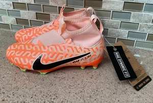 Nike Youth Zoom Superfly 9 Sz 1.5 Soccer Cleats Mercurial Orange Dynamic Fit - Picture 1 of 12