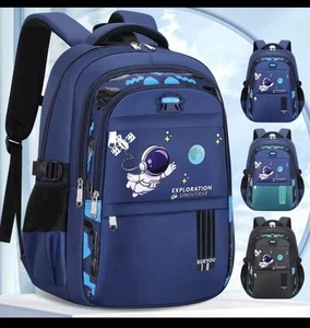 Kids Backpack Children School Bags for Boys Astronaut School - Picture 1 of 4